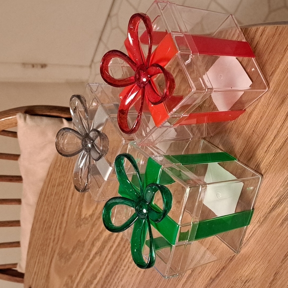 Other - Christmas plastic boxes/ BUNDLE ONLY 2or more items